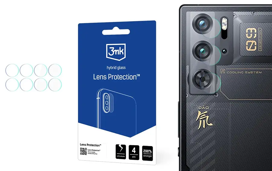 Szkło na obiektyw aparatu do Nubia Red Magic 9 Pro 3mk Lens Protection